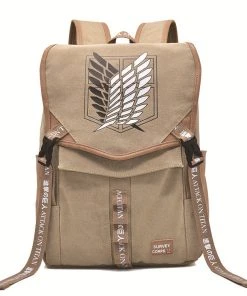 OneHeroSuits Attack On Titan Backpack The Wings Of Freedom Printed Animation Bag Ver.2 Accessories