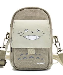 Totoro Smile Printed Waist Bag 3 Pocket - OneHeroSuits Accessories