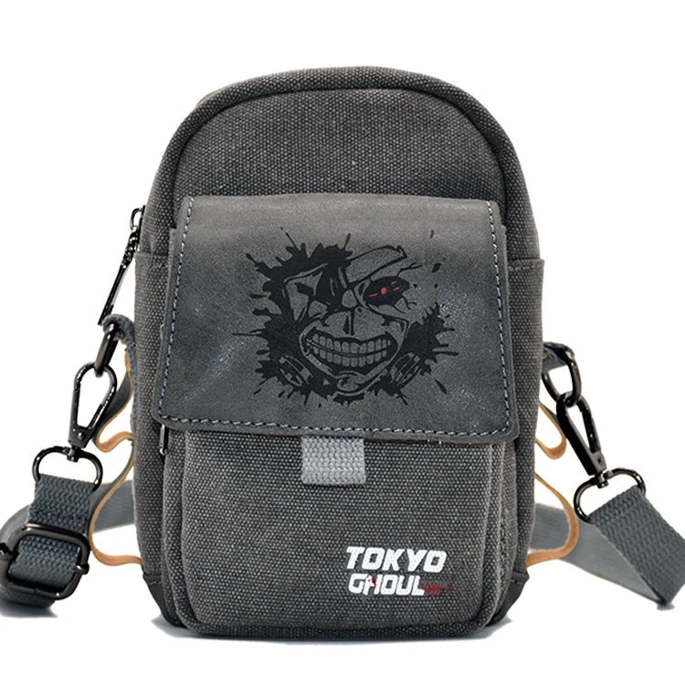 Tokyo Ghoul Printed Fanny Pack 3 Pocket Bulit-In - OneHeroSuits 1 Tokyo Ghoul Printed Fanny Pack 3 Pocket Bulit-In - OneHeroSuits