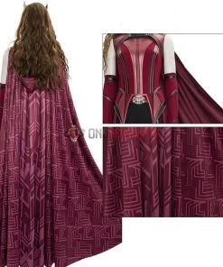 2021 New Scarlet Witch Cosplay Costume WandaVision OneHeroSuits