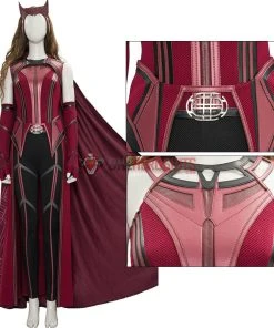 2021 New Scarlet Witch Cosplay Costume WandaVision OneHeroSuits