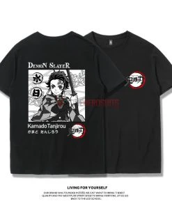 OneHeroSuits Demon Slayer Creative Print Anime T-shirt Nezuko/Tanjiro/Giyuu