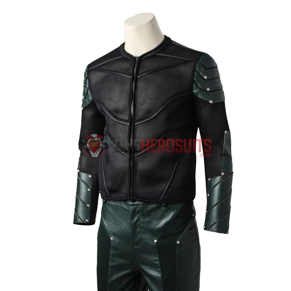 OneHeroSuits Costumes Green Arrow Oliver Queen Cosplay Costume Arrow Season 5 Suit 16 OneHeroSuits Costumes Green Arrow Oliver Queen Cosplay Costume Arrow Season 5 Suit