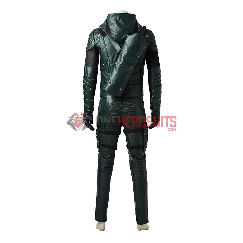 OneHeroSuits Costumes Green Arrow Oliver Queen Cosplay Costume Arrow Season 5 Suit 17 OneHeroSuits Costumes Green Arrow Oliver Queen Cosplay Costume Arrow Season 5 Suit
