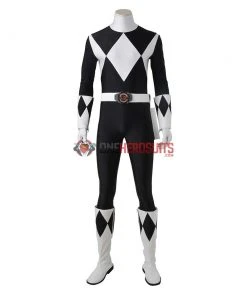 OneHeroSuits Black Ranger Cosplay Costumes Mighty Morphin Power Rangers Cosplay Suit