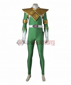 1herosuits Tommy Oliver Cosplay Costume Green Ranger Spandex Cosplay Suit Costumes