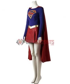 OneHeroSuits Supergirl Cosplay Costume Female Classic Red SuperHero Suit Costumes