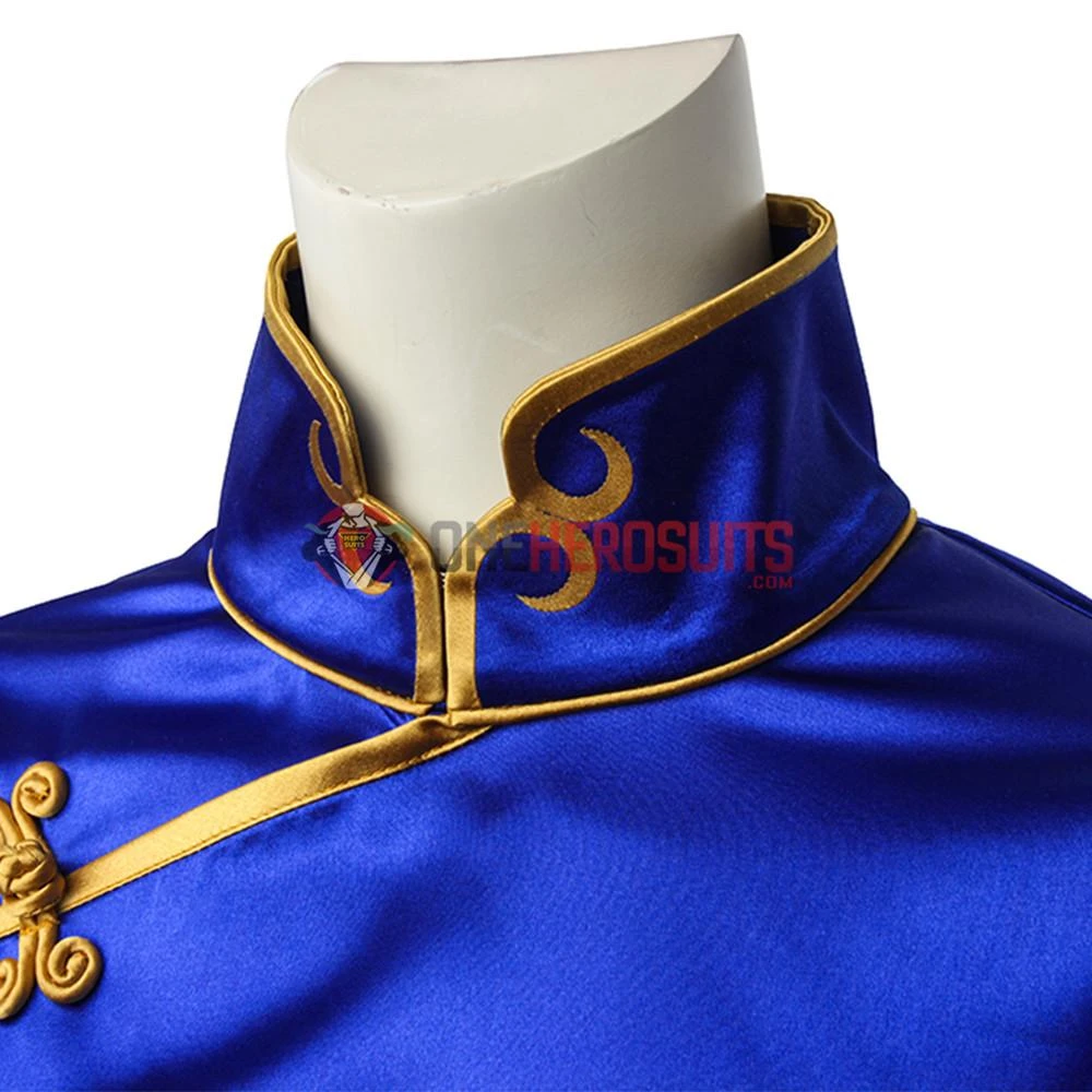 OneHeroSuits Chun Li Cosplay Costume Chinese Kung Fu Dress Up Street Fighter Suit 15 OneHeroSuits Chun Li Cosplay Costume Chinese Kung Fu Dress Up Street Fighter Suit