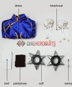 OneHeroSuits Chun Li Cosplay Costume Chinese Kung Fu Dress Up Street Fighter Suit 37 OneHeroSuits Chun Li Cosplay Costume Chinese Kung Fu Dress Up Street Fighter Suit