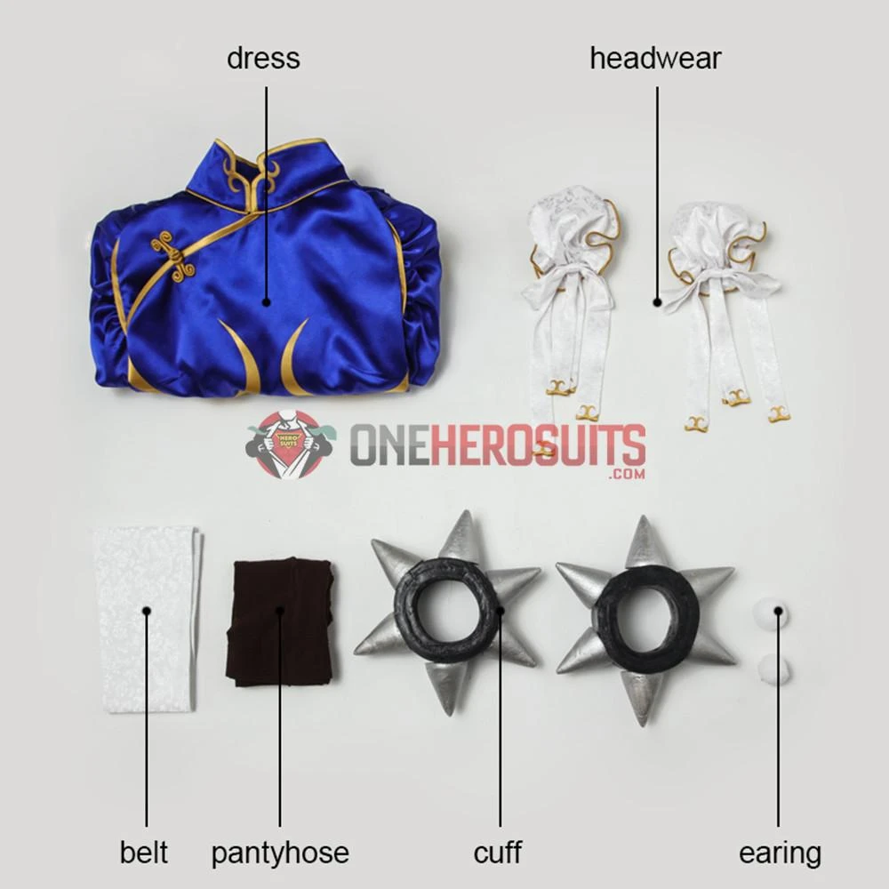 OneHeroSuits Chun Li Cosplay Costume Chinese Kung Fu Dress Up Street Fighter Suit 19 OneHeroSuits Chun Li Cosplay Costume Chinese Kung Fu Dress Up Street Fighter Suit