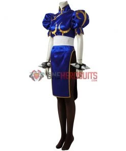 OneHeroSuits Chun Li Cosplay Costume Chinese Kung Fu Dress Up Street Fighter Suit 22 OneHeroSuits Chun Li Cosplay Costume Chinese Kung Fu Dress Up Street Fighter Suit