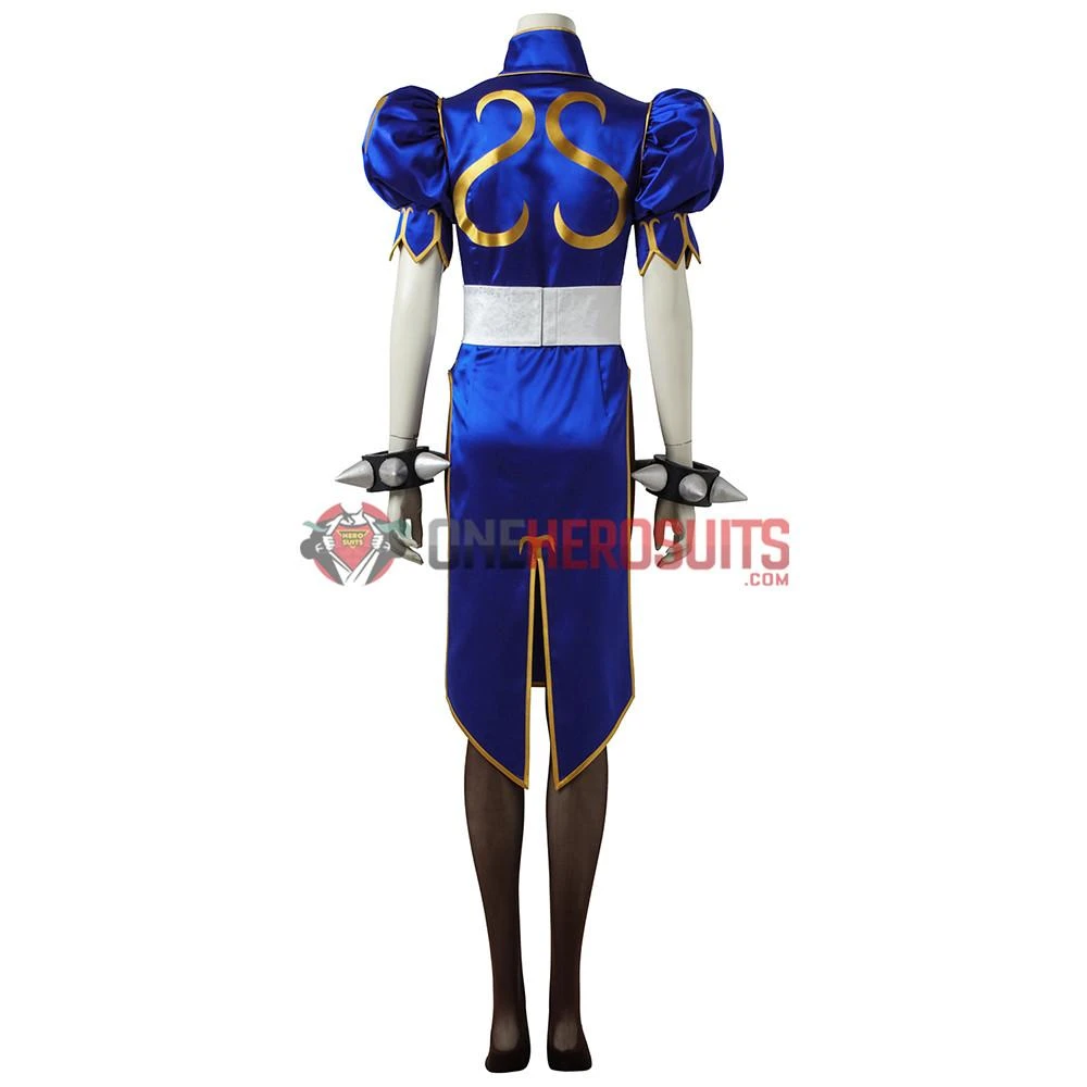 OneHeroSuits Chun Li Cosplay Costume Chinese Kung Fu Dress Up Street Fighter Suit 6 OneHeroSuits Chun Li Cosplay Costume Chinese Kung Fu Dress Up Street Fighter Suit