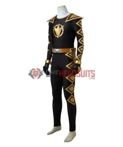 OneHeroSuits Tommy Oliver Black Ranger Cosplay Costume Power Rangers Dino Thunder Suit Costumes
