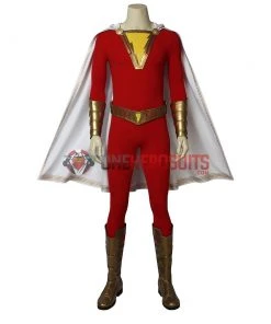 OneHeroSuits Costumes Family Superheroes Shazam Cospaly Shoes Shazam Cosplay Boots