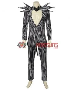 OneHeroSuits Costumes The Nightmare Before Christmas Classic Cosplay Costume Jack Skellington Cosplay Suit