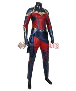 OneHeroSuits Captain Marvel Carol Danvers Cosplay Costumes Avengers 4 Endgame Cosplay Suit