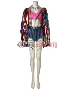 OneHeroSuits Birds Of Prey Cosplay Costumes Harley Quinn Rainbow Cosplay Suit