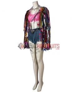 OneHeroSuits Birds Of Prey Cosplay Costumes Harley Quinn Rainbow Cosplay Suit