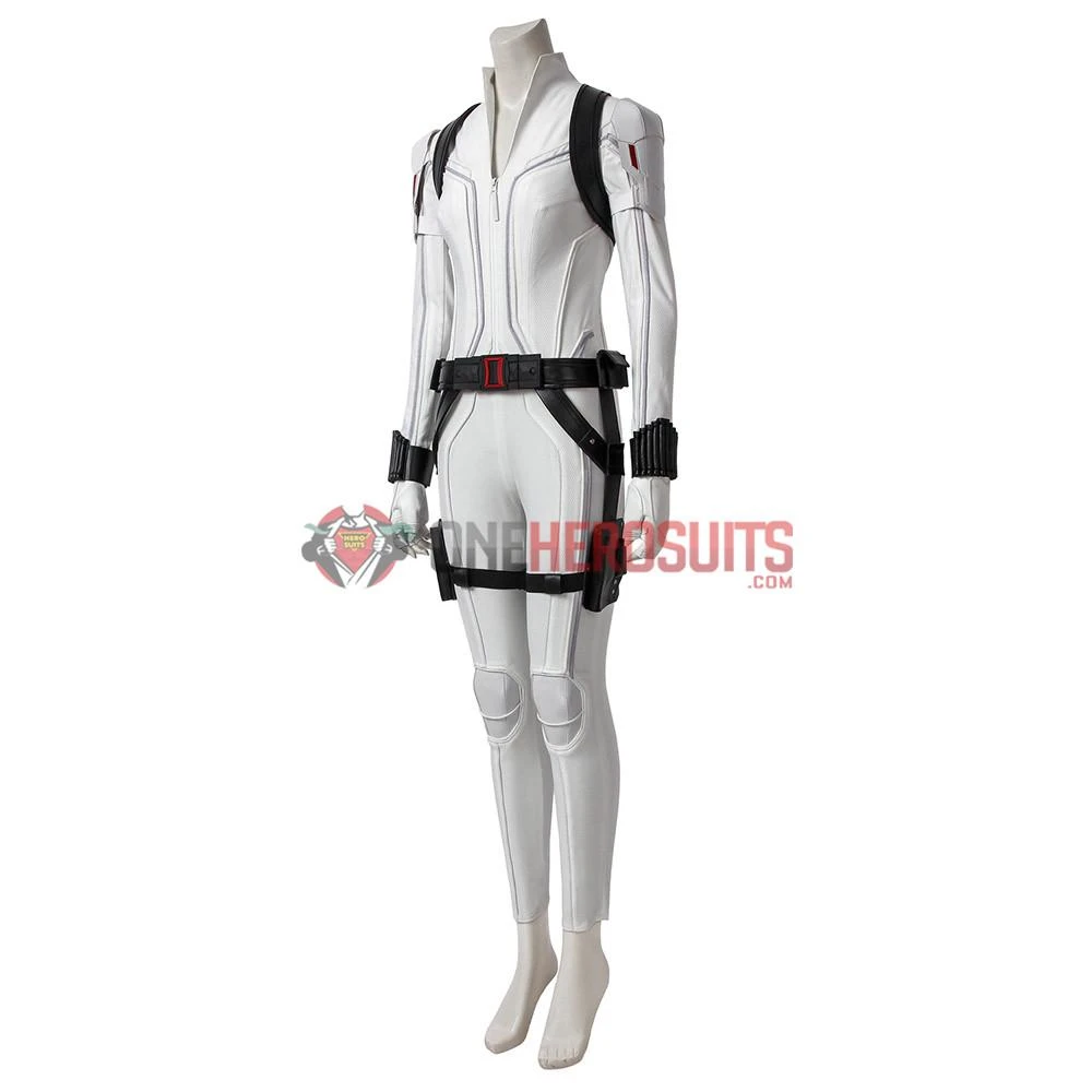 OneHeroSuits Black Widow White Cosplay Costumes Natasha Romanoff Cosplay Suit 6 OneHeroSuits Black Widow White Cosplay Costumes Natasha Romanoff Cosplay Suit