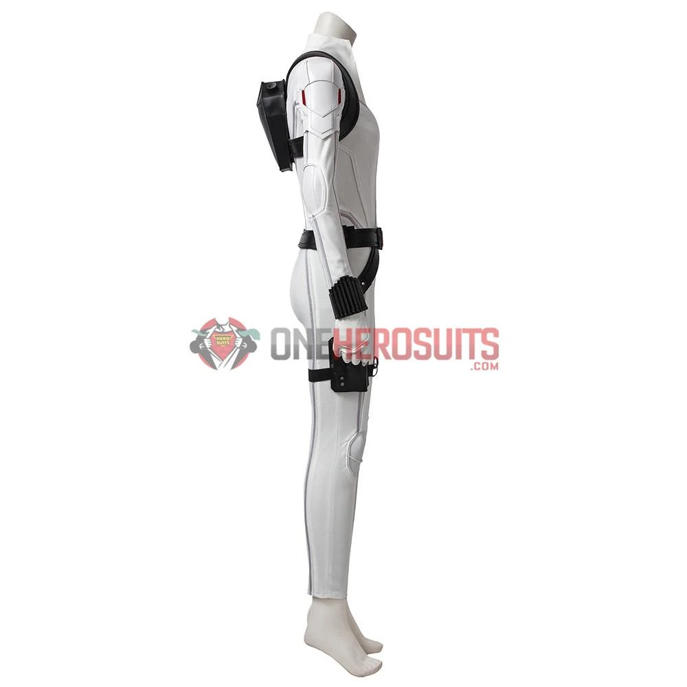OneHeroSuits Black Widow White Cosplay Costumes Natasha Romanoff Cosplay Suit 7 OneHeroSuits Black Widow White Cosplay Costumes Natasha Romanoff Cosplay Suit