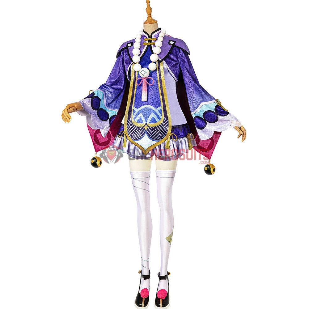 Genshin Impact Qiqi Cosplay Costume OneHeroSuits Costumes 2 Genshin Impact Qiqi Cosplay Costume OneHeroSuits Costumes