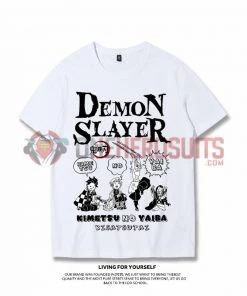 OneHeroSuits Demon Slayer Creative Print Anime T-shirt Nezuko/Tanjiro/Zenitsu
