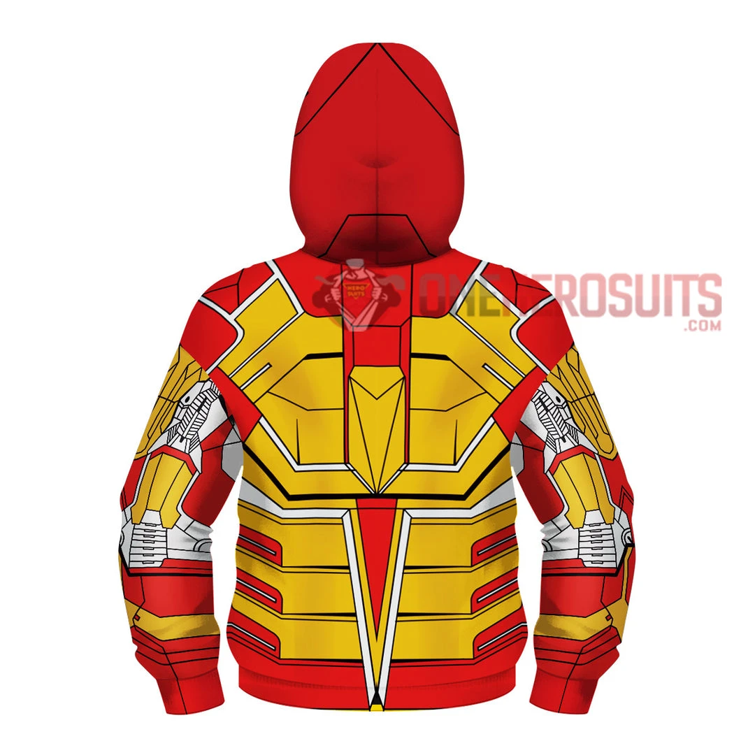OneHeroSuits Kids Cosplay Kids Iron Man Creative 3D Printed Zip Hoodie 3 OneHeroSuits Kids Cosplay Kids Iron Man Creative 3D Printed Zip Hoodie