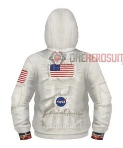 OneHeroSuits Kids Nasa Astronaut Creative 3D Printed Zip Hoodie