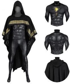 OneHeroSuits Black Adam Cosplay Costume 3D Printed Jumpsuits With Cloak Costumes