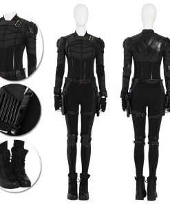 OneHeroSuits Black Widow 2021 Cosplay Costumes Yelena Belova Black Top Level Suit