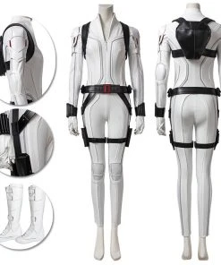 OneHeroSuits Black Widow White Cosplay Costumes Natasha Romanoff Cosplay Suit
