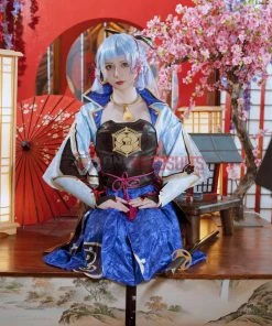 OneHeroSuits Costumes Ayaka Genshin Impact Cosplay Costume Full Set Of Cosplay Suit