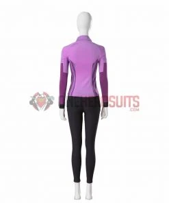 Hawkeye Cosplay Costumes Kate Bishop Purple OneHeroSuits