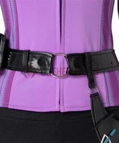 Hawkeye Cosplay Costumes Kate Bishop Purple OneHeroSuits
