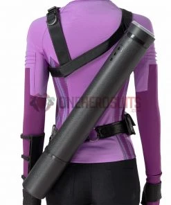 Hawkeye Cosplay Costumes Kate Bishop Purple OneHeroSuits