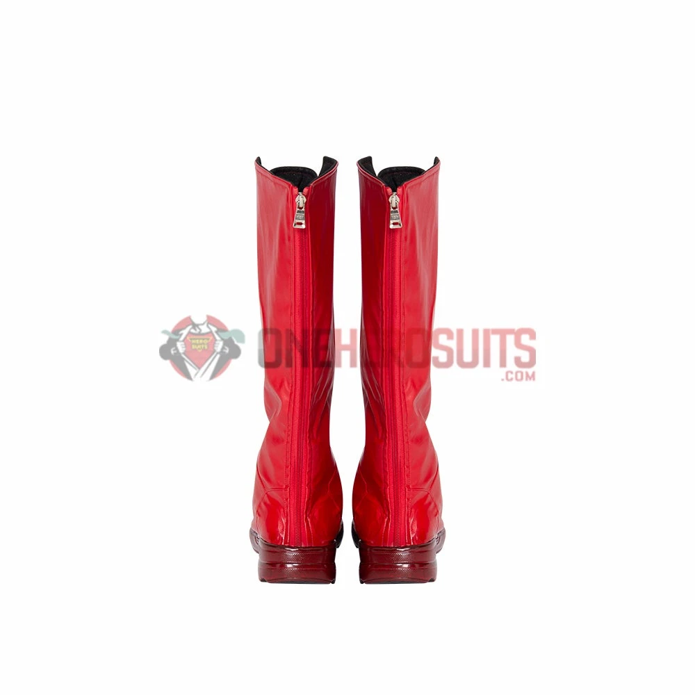 OneHeroSuits Reverse-Flash Cosplay Boots The Flash S8 Red Cosplay Shoes Costumes 5 OneHeroSuits Reverse-Flash Cosplay Boots The Flash S8 Red Cosplay Shoes Costumes