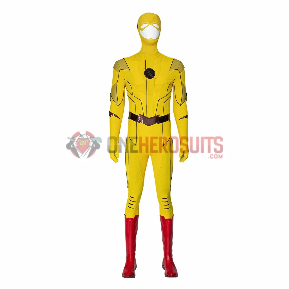 OneHeroSuits Reverse-Flash Cosplay Boots The Flash S8 Red Cosplay Shoes Costumes 2 OneHeroSuits Reverse-Flash Cosplay Boots The Flash S8 Red Cosplay Shoes Costumes