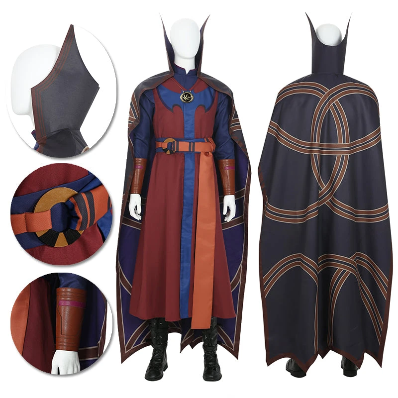 OneHeroSuits Dark Doctor Strange Cosplay Costumes What If Cosplay Suits 1 OneHeroSuits Dark Doctor Strange Cosplay Costumes What If Cosplay Suits