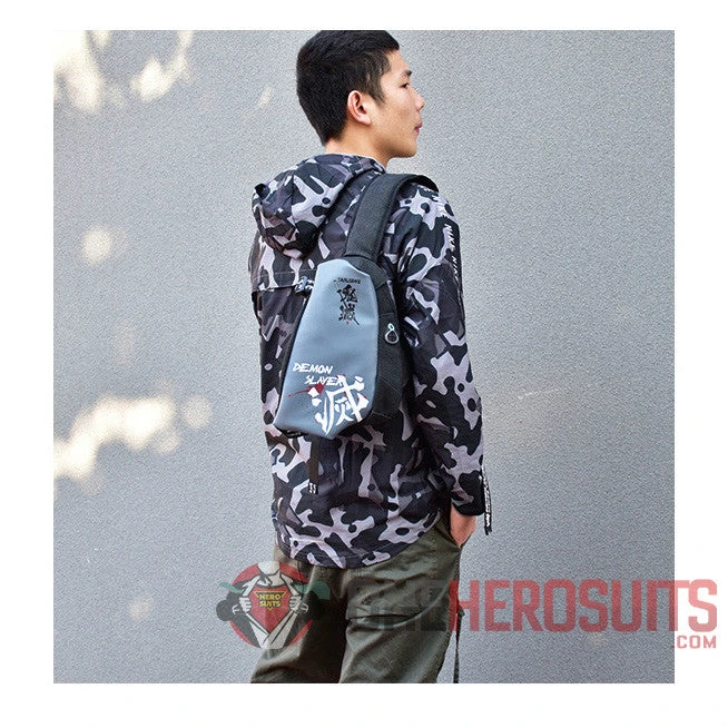 OneHeroSuits Demon Slayer Fanny Pack Animation Creative Crossbody Bag 3 OneHeroSuits Demon Slayer Fanny Pack Animation Creative Crossbody Bag