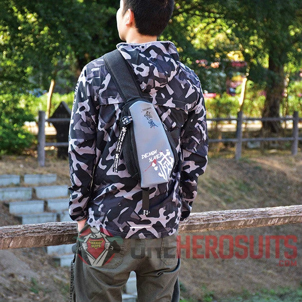 OneHeroSuits Demon Slayer Fanny Pack Animation Creative Crossbody Bag 4 OneHeroSuits Demon Slayer Fanny Pack Animation Creative Crossbody Bag