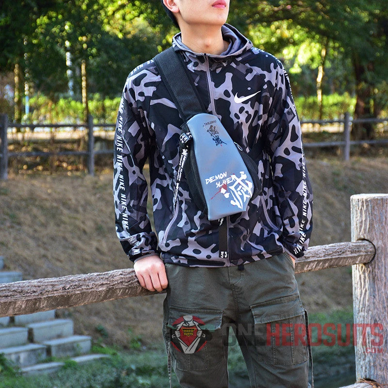 OneHeroSuits Demon Slayer Fanny Pack Animation Creative Crossbody Bag 6 OneHeroSuits Demon Slayer Fanny Pack Animation Creative Crossbody Bag