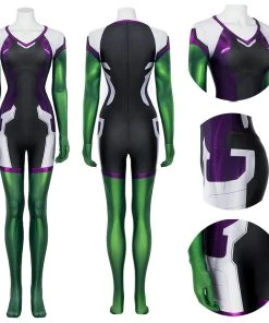 OneHeroSuits Female Hulk Cosplay Costumes She-Hulk Bodysuit