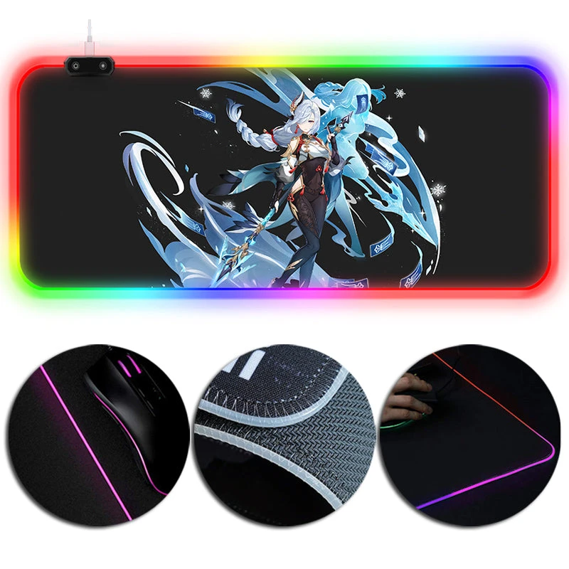 OneHeroSuits Genshin Impact Mouse Pad Shenhe Creative Printed RGB Full Desktop Mouse Pad 1 OneHeroSuits Genshin Impact Mouse Pad Shenhe Creative Printed RGB Full Desktop Mouse Pad