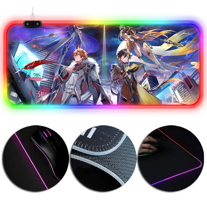 OneHeroSuits Genshin Impact Mouse Pad Zhongli And Tartaglia Creative RGB Full Desktop Mouse Pad 1 OneHeroSuits Genshin Impact Mouse Pad Zhongli And Tartaglia Creative RGB Full Desktop Mouse Pad