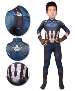OneHeroSuits Gifts For Kids Captain America Cosplay Costumes Avengers3 Infinity War Cosplay Suit