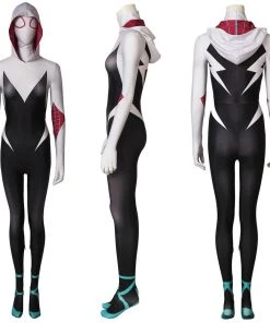 OneHeroSuits Gwen Stacy Suit Into The Spider-Verse Spider-Gwen Cosplay Costume Zentai/Jumpsuit