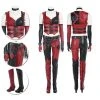 OneHeroSuits Harley Quinn Cosplay Costumes BatMan Arkham City High Quality Cosplay Suits