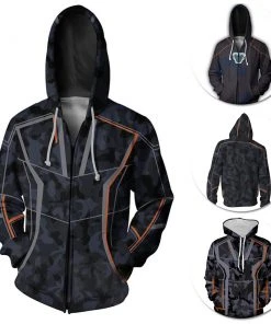 OneHeroSuits Iron Man Hoodies Tony Stark Creative Printed Hooded Sweatshirt