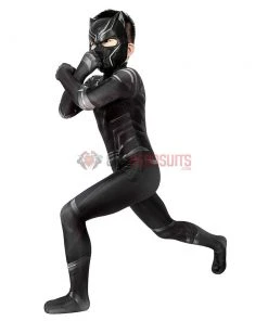 OneHeroSuits Gift For Boys Black Panther Cosplay Suit HQ Printed Costumes Expert-level Cosplay Bodysuit & Zentai