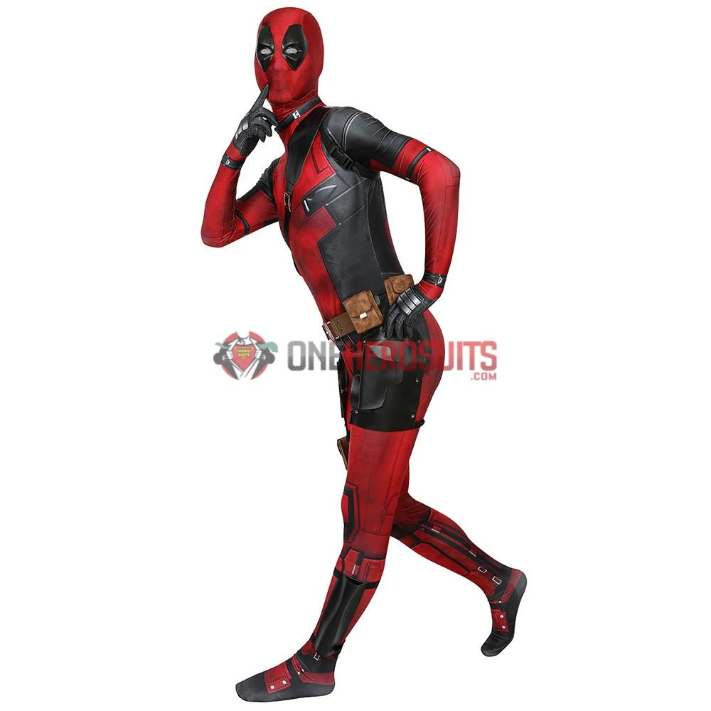 OneHeroSuits Deadpool Suit 3D Printed Spandex Deadpool Red Cosplay Costume Expert-level Cosplay Bodysuit & Zentai 16 OneHeroSuits Deadpool Suit 3D Printed Spandex Deadpool Red Cosplay Costume Expert-level Cosplay Bodysuit & Zentai
